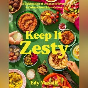 🇱🇧🇱🇧 Hardcover Lebanese Cookbook - Keep it Zesty by Edy Massih 🇱🇧🇱🇧